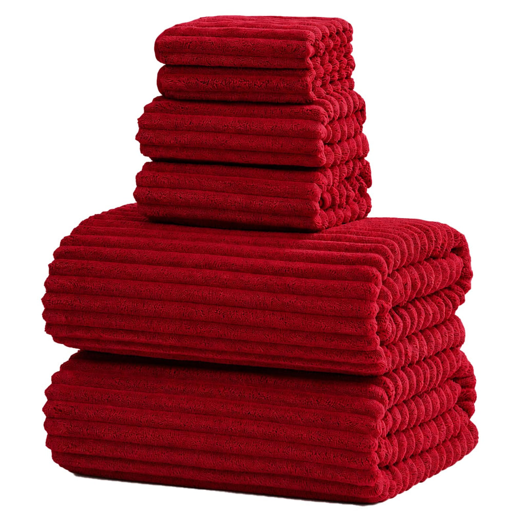 Extra Large Bath Towel Set of 6 (40"x80"),Oversized Bath Sheet Super Soft Highly Absorbent Microfibers Quick Dry Luxury Shower Towel for Bathroom Spa Gym Hotel Yoga (Charcoal Gray, 6Piece)