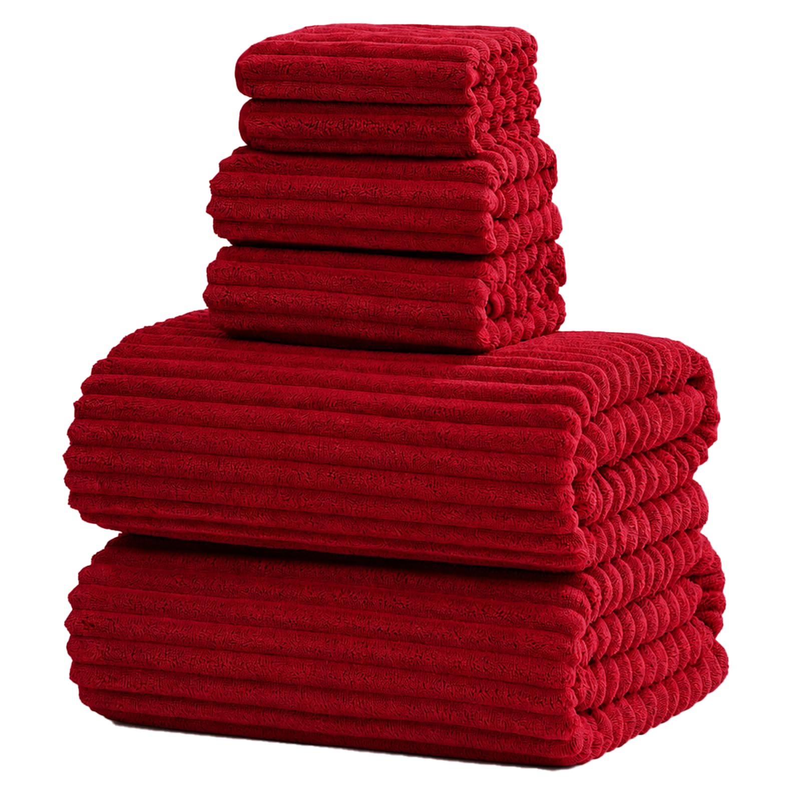 Extra Large Bath Towel Set of 6 (40"x80"),Oversized Bath Sheet Super Soft Highly Absorbent Microfibers Quick Dry Luxury Shower Towel for Bathroom Spa Gym Hotel Yoga (Charcoal Gray, 6Piece)