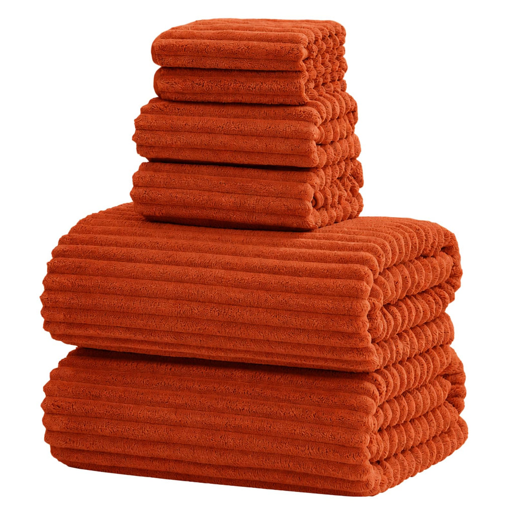 Extra Large Bath Towel Set of 6 (40"x80"),Oversized Bath Sheet Super Soft Highly Absorbent Microfibers Quick Dry Luxury Shower Towel for Bathroom Spa Gym Hotel Yoga (Charcoal Gray, 6Piece)
