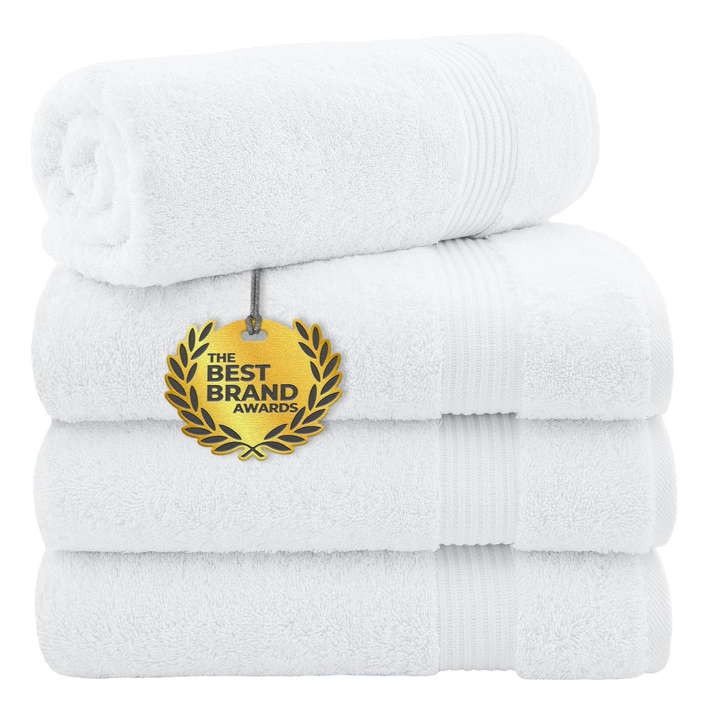 Cotton Paradise 100% Cotton Turkish Towel Set, Soft Absorbent Quick Dry, 6 Piece Towel Set, Navy Blue