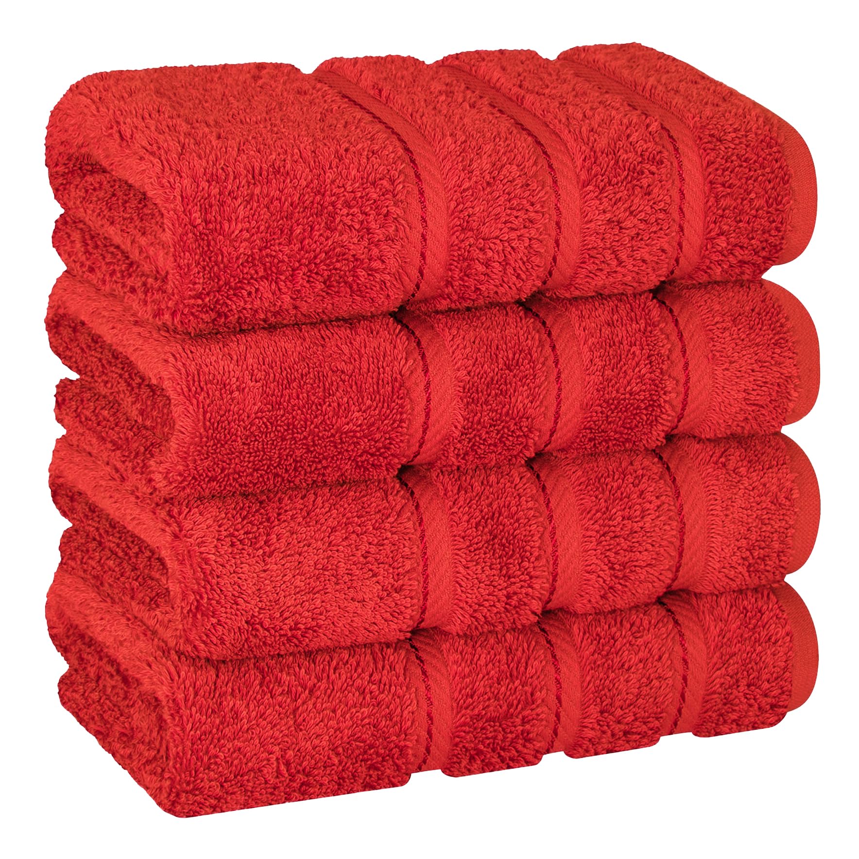 American Soft Linen Luxury 6 Piece Towel Set, 2 Bath Towels 2 Hand Towel 2 Washcloths, 600 GSM 100% Cotton Turkish Towels for Bathroom, Black Towel Sets