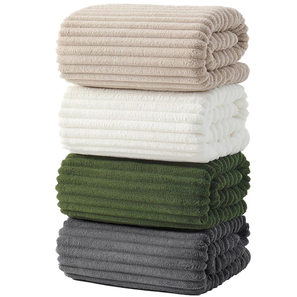 Extra Large Bath Towel Set of 6 (40"x80"),Oversized Bath Sheet Super Soft Highly Absorbent Microfibers Quick Dry Luxury Shower Towel for Bathroom Spa Gym Hotel Yoga (Charcoal Gray, 6Piece)