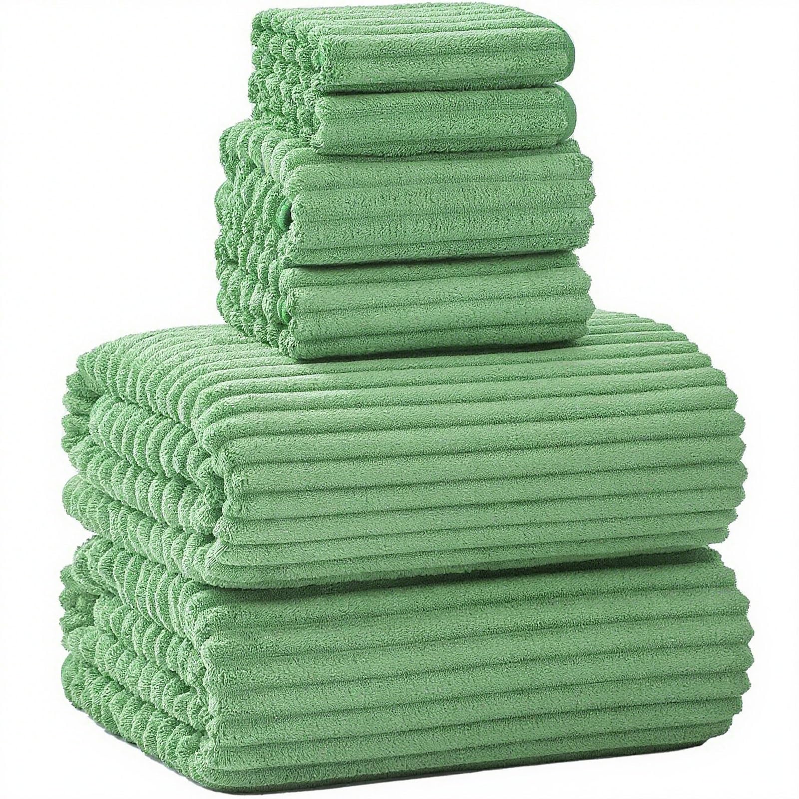 Extra Large Bath Towel Set of 6 (40"x80"),Oversized Bath Sheet Super Soft Highly Absorbent Microfibers Quick Dry Luxury Shower Towel for Bathroom Spa Gym Hotel Yoga (Charcoal Gray, 6Piece)