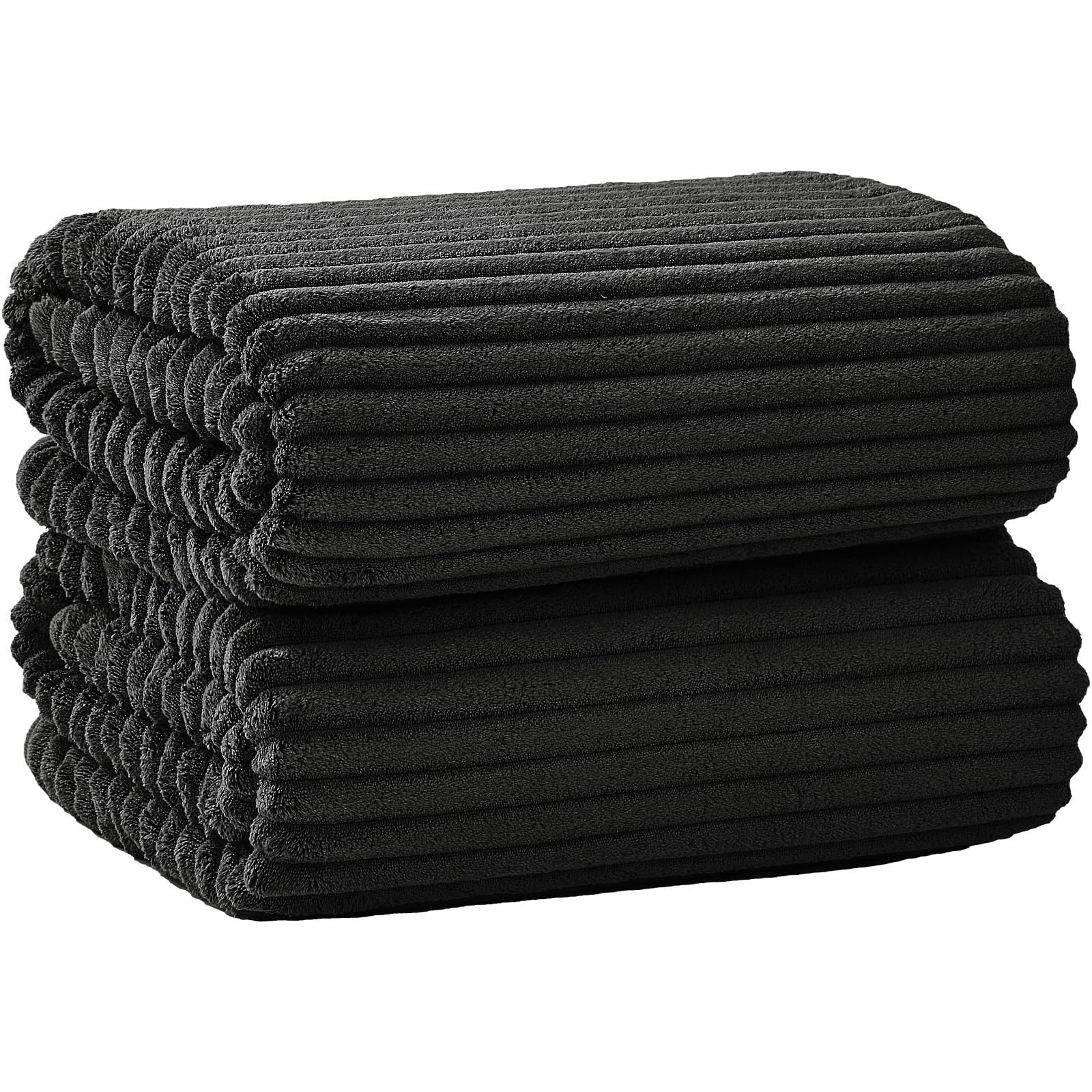 Extra Large Bath Towel Set of 6 (40"x80"),Oversized Bath Sheet Super Soft Highly Absorbent Microfibers Quick Dry Luxury Shower Towel for Bathroom Spa Gym Hotel Yoga (Charcoal Gray, 6Piece)