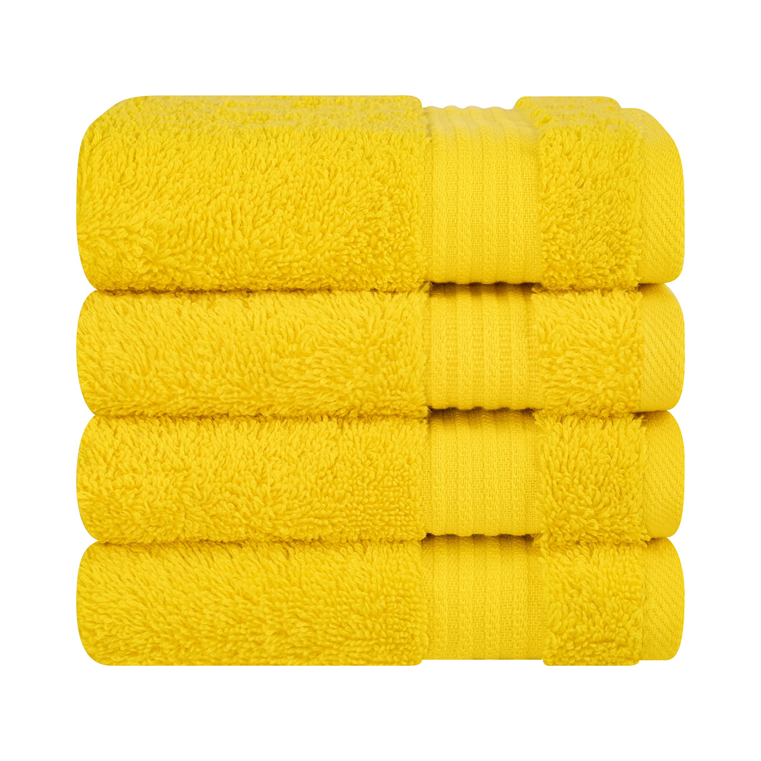 Cotton Paradise 100% Cotton Turkish Towel Set, Soft Absorbent Quick Dry, 6 Piece Towel Set, Beige