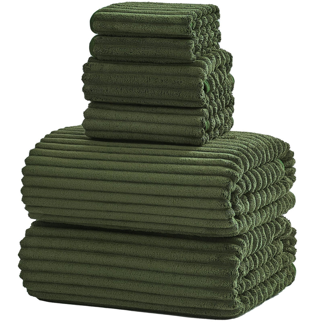 Extra Large Bath Towel Set of 6 (40"x80"),Oversized Bath Sheet Super Soft Highly Absorbent Microfibers Quick Dry Luxury Shower Towel for Bathroom Spa Gym Hotel Yoga (Charcoal Gray, 6Piece)