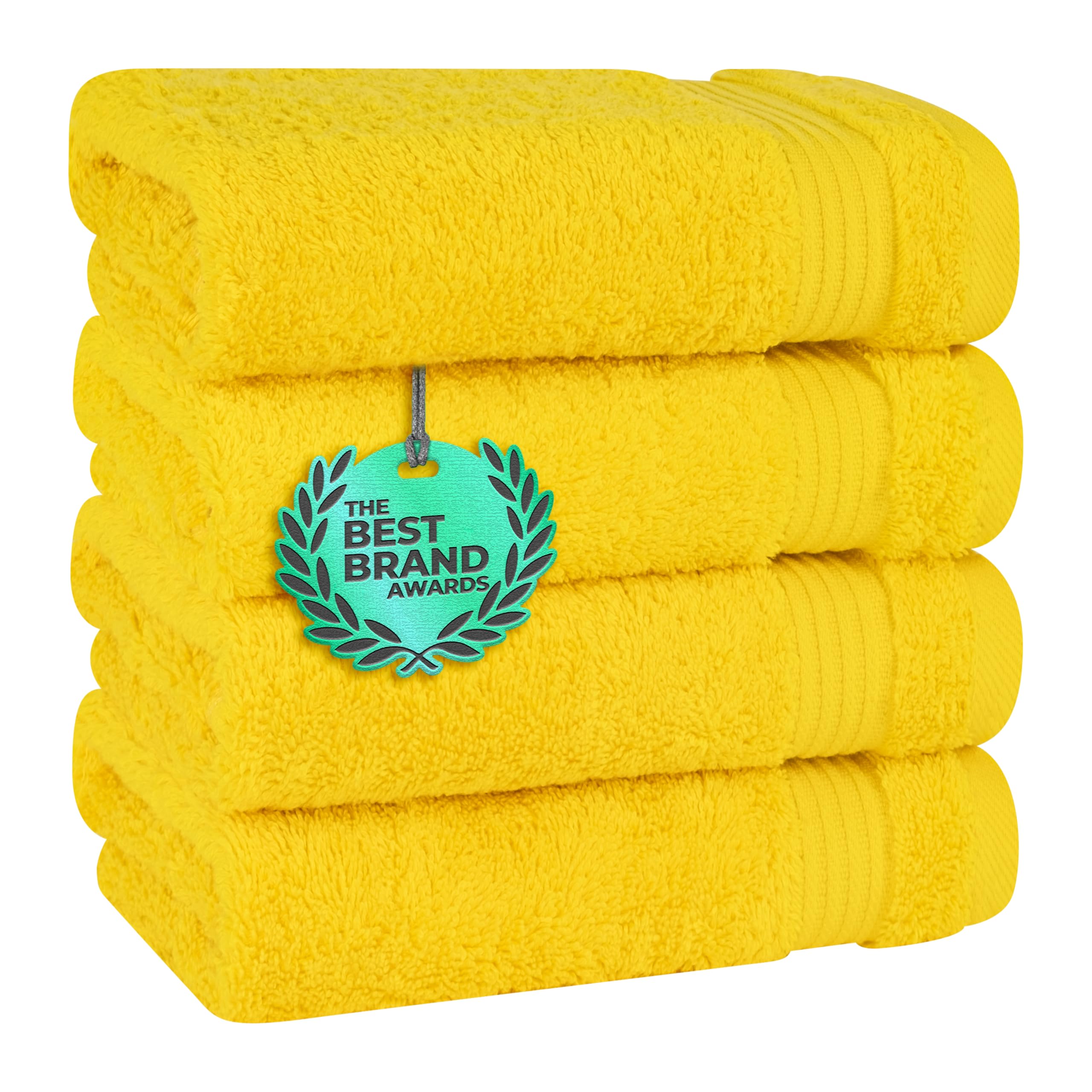 Cotton Paradise 100% Cotton Turkish Towel Set, Soft Absorbent Quick Dry, 6 Piece Towel Set, Navy Blue
