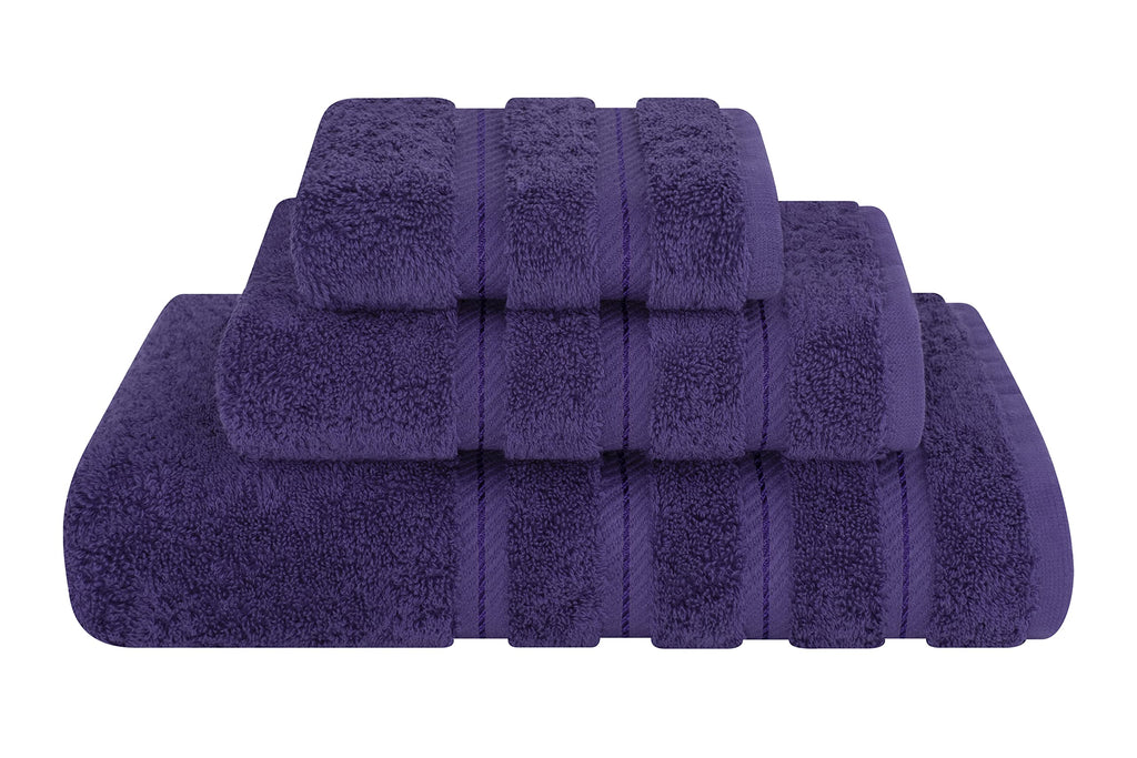 American Soft Linen Luxury 4 Piece Bath Towel Set, 600 GSM 100% Cotton Turkish Bath Towels for Bathroom, 27x54 in Large Bathroom Shower Towels, Dark Gray