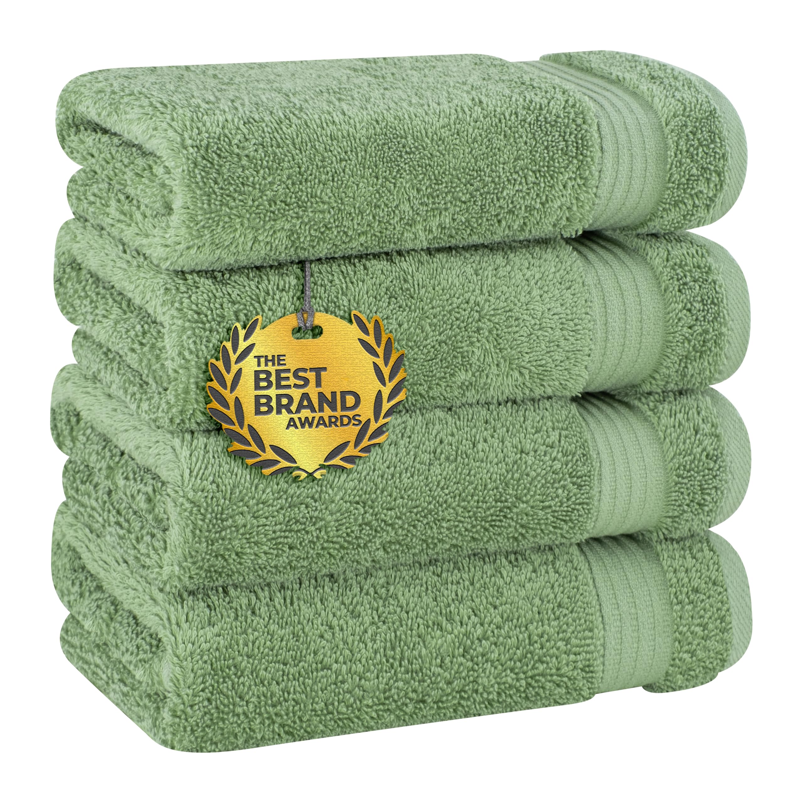 Cotton Paradise 100% Cotton Turkish Towel Set, Soft Absorbent Quick Dry, 6 Piece Towel Set, Navy Blue