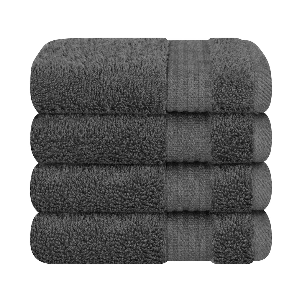 Cotton Paradise 100% Cotton Turkish Towel Set, Soft Absorbent Quick Dry, 6 Piece Towel Set, Navy Blue