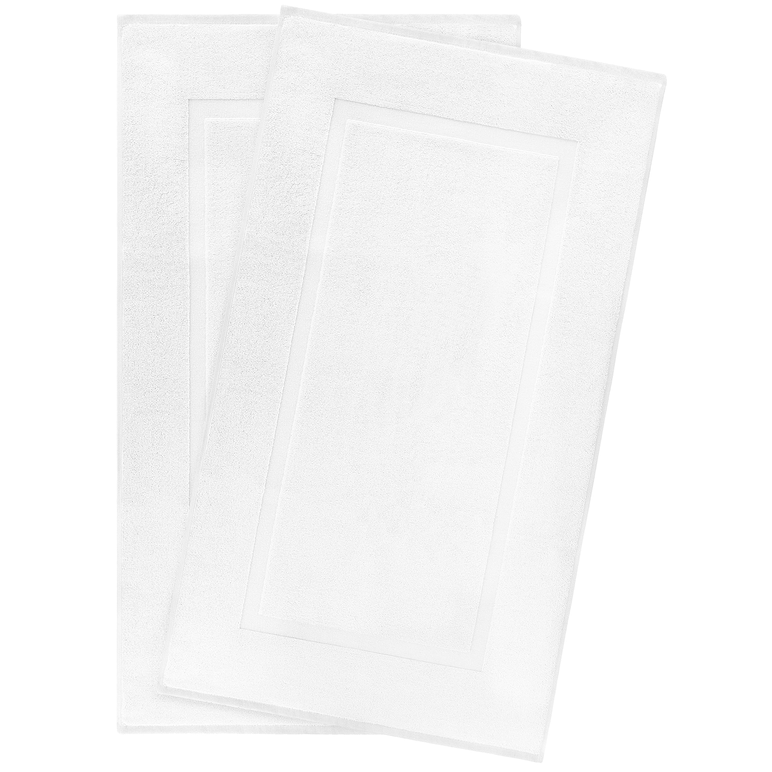 Cotton Paradise 100% Cotton Turkish Towel Set, Soft Absorbent Quick Dry, 6 Piece Towel Set, Snow White