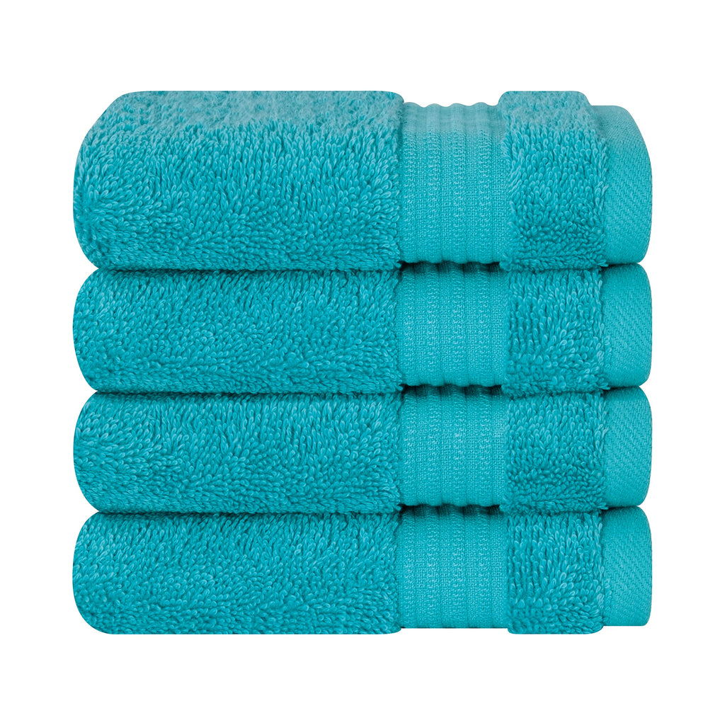 Cotton Paradise 100% Cotton Turkish Towel Set, Soft Absorbent Quick Dry, 6 Piece Towel Set, Navy Blue