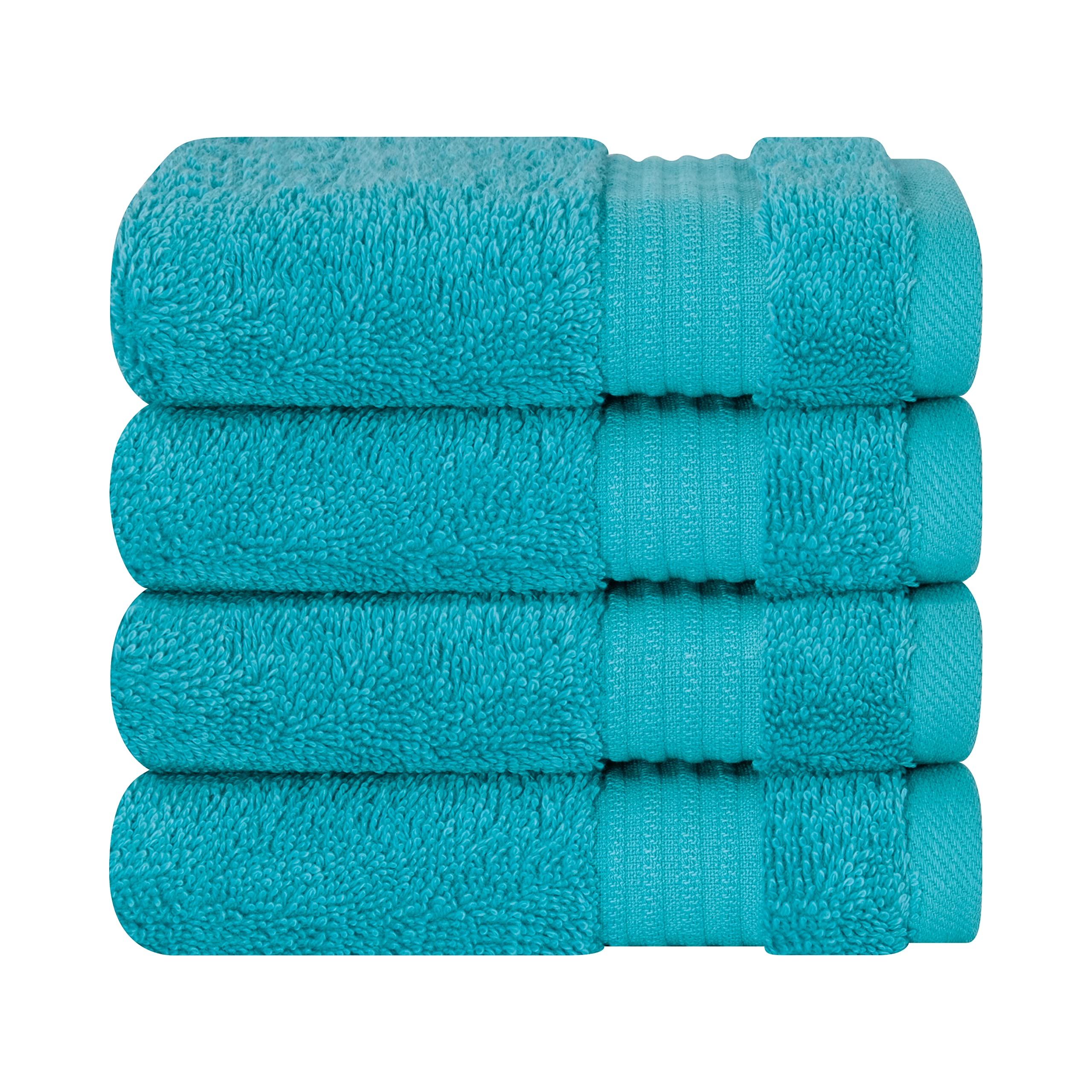 Cotton Paradise 100% Cotton Turkish Towel Set, Soft Absorbent Quick Dry, 6 Piece Towel Set, Navy Blue