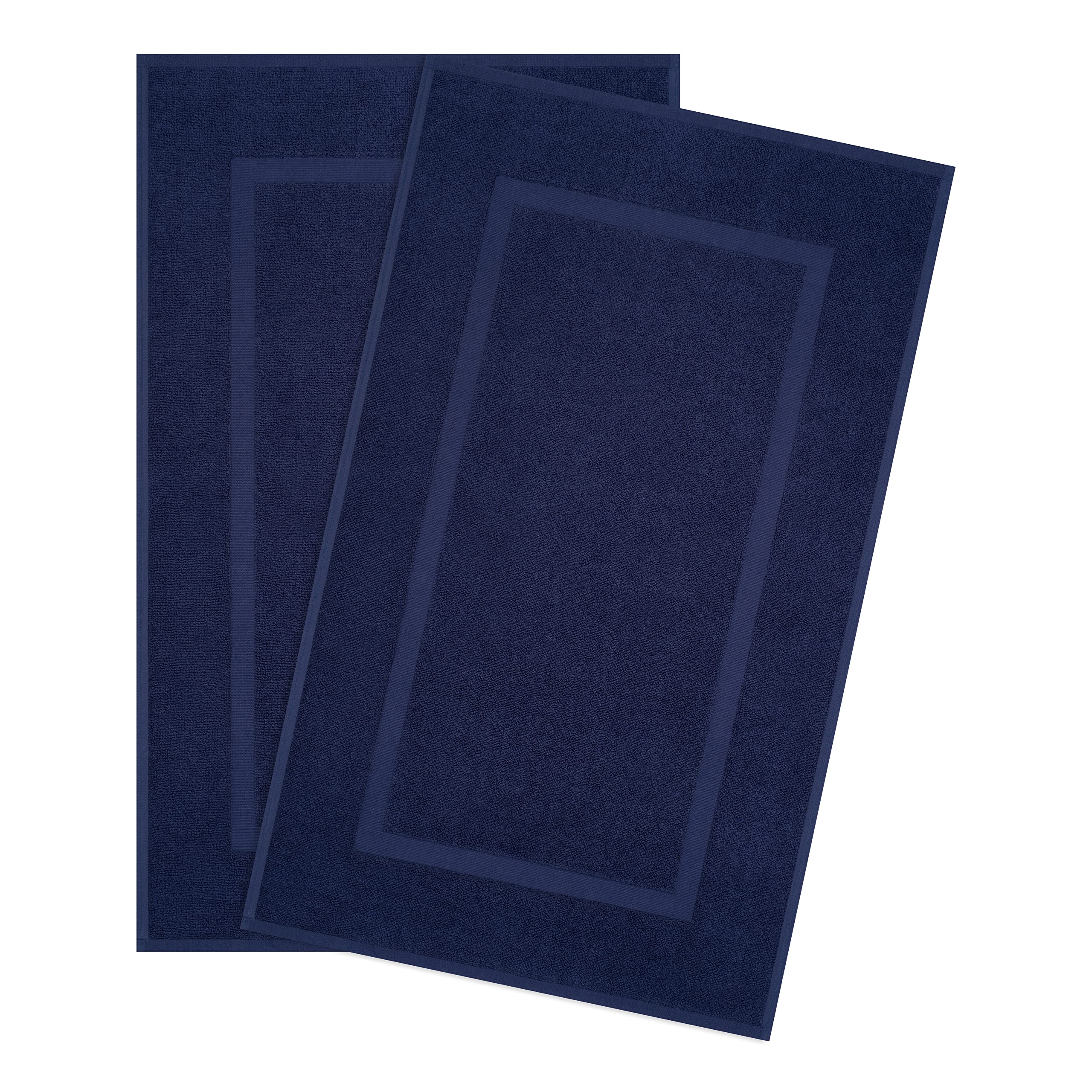 Cotton Paradise 100% Cotton Turkish Towel Set, Soft Absorbent Quick Dry, 6 Piece Towel Set, Navy Blue