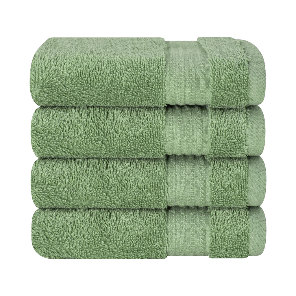 Cotton Paradise 100% Cotton Turkish Towel Set, Soft Absorbent Quick Dry, 6 Piece Towel Set, Beige