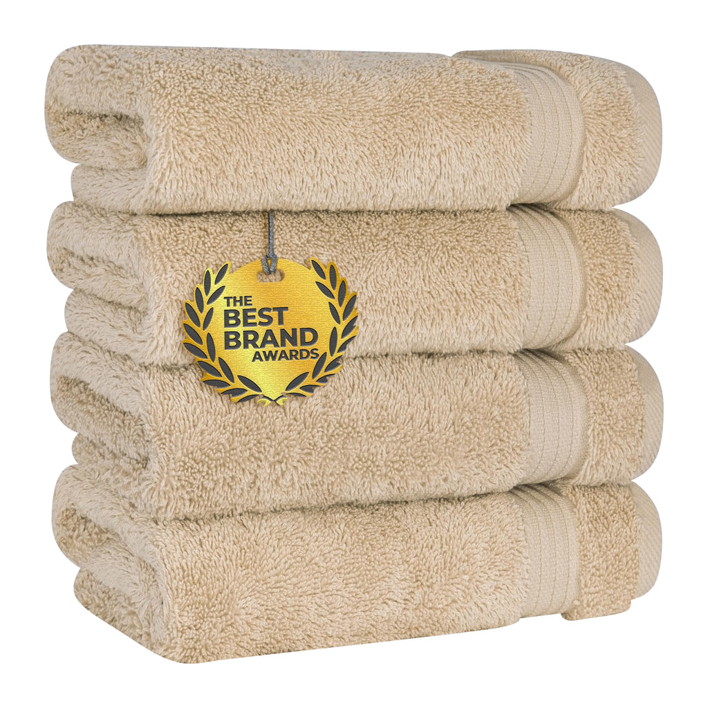 Cotton Paradise 100% Cotton Turkish Towel Set, Soft Absorbent Quick Dry, 6 Piece Towel Set, Navy Blue