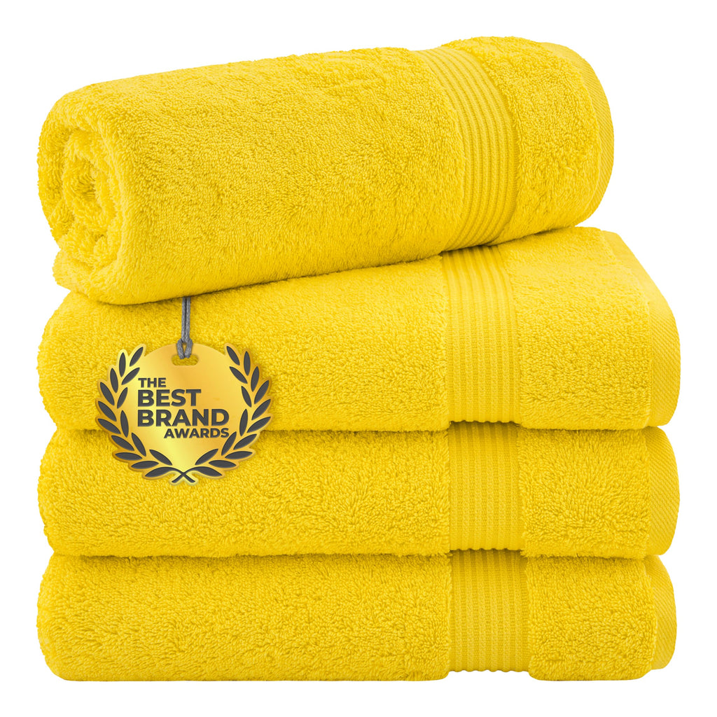 Cotton Paradise 100% Cotton Turkish Towel Set, Soft Absorbent Quick Dry, 6 Piece Towel Set, Navy Blue
