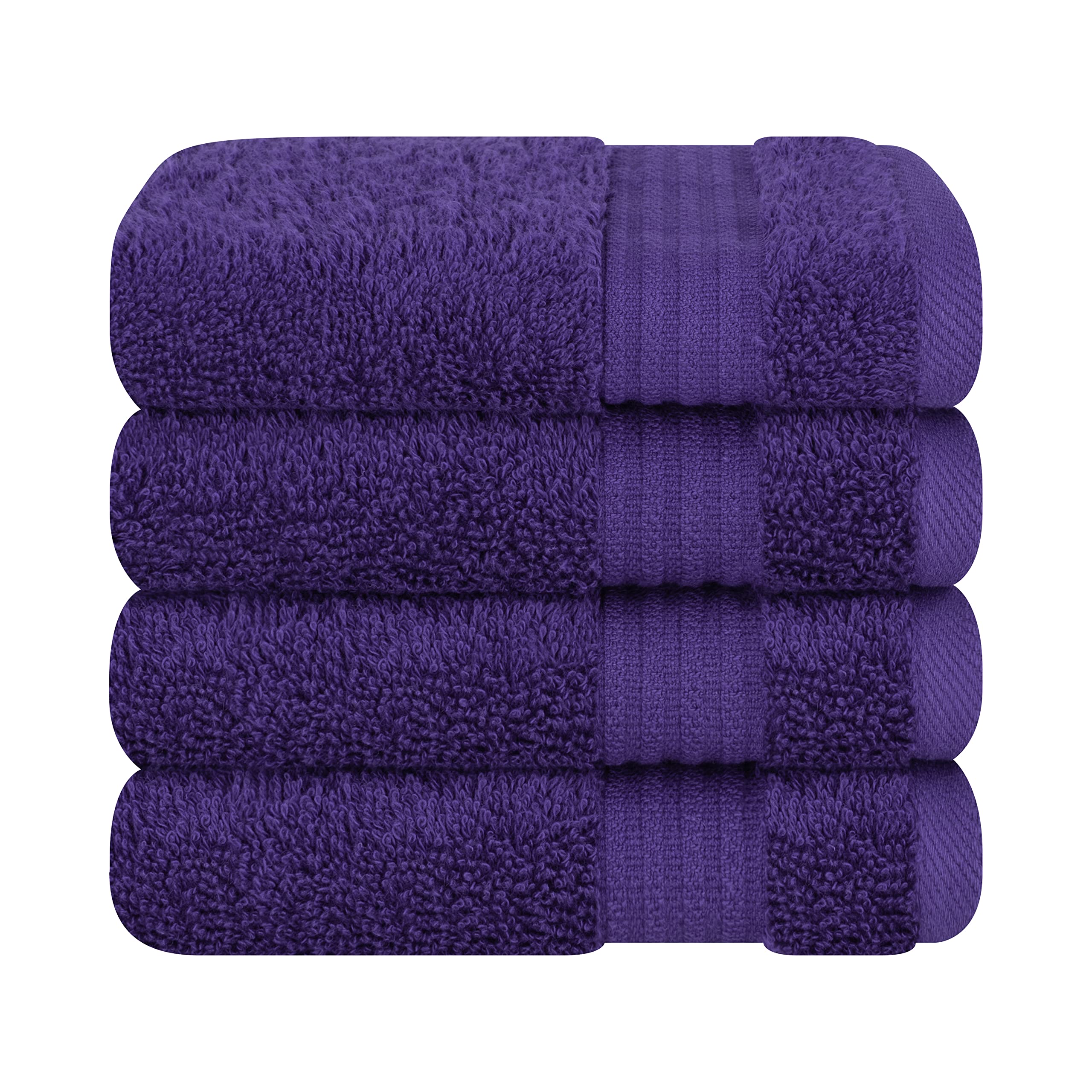 Cotton Paradise 100% Cotton Turkish Towel Set, Soft Absorbent Quick Dry, 6 Piece Towel Set, Navy Blue