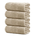 Tens Towels 4 Pack Dark Grey 100% Cotton Extra Large Bath Towels 30×60 Inch Quick Dry Soft Towels